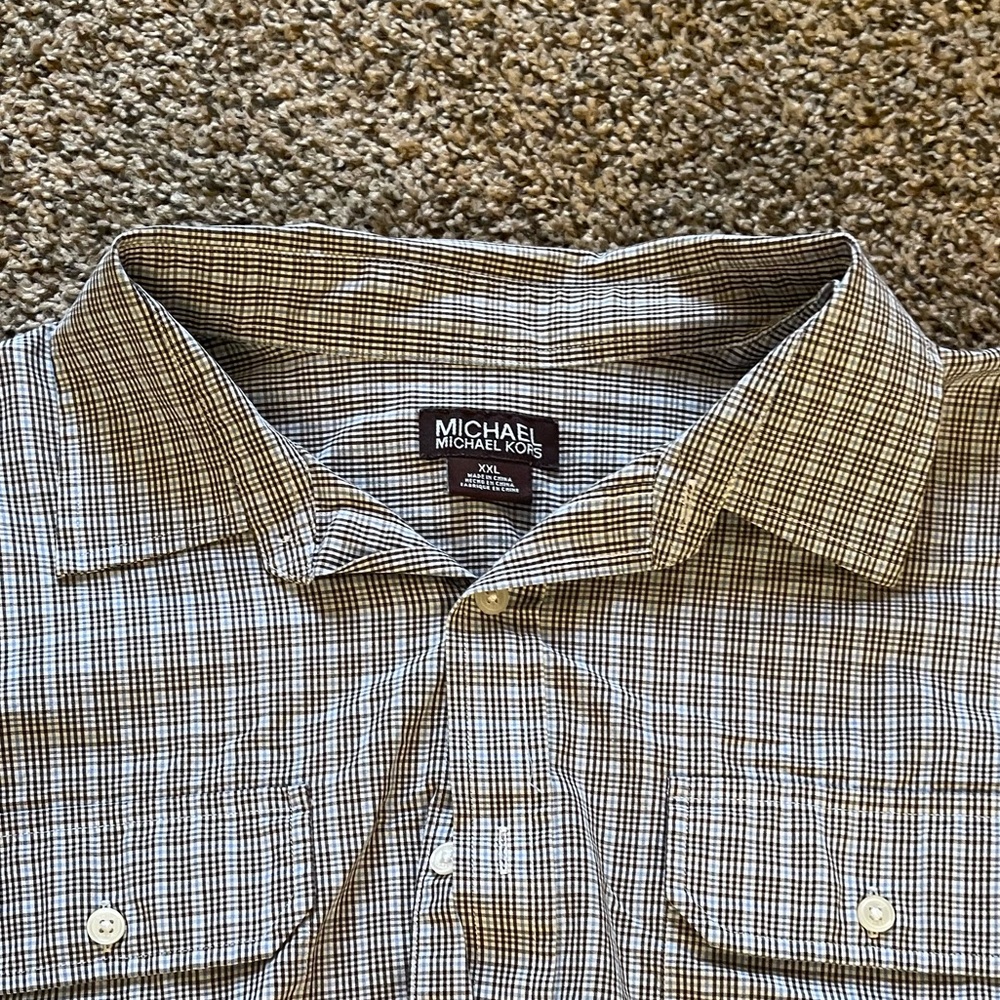 MICHAEL KORS Mens Dress Shirt